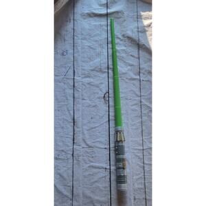 Disney Parks Star Wars Green Extendable Jedi Training Academy Lightsaber
